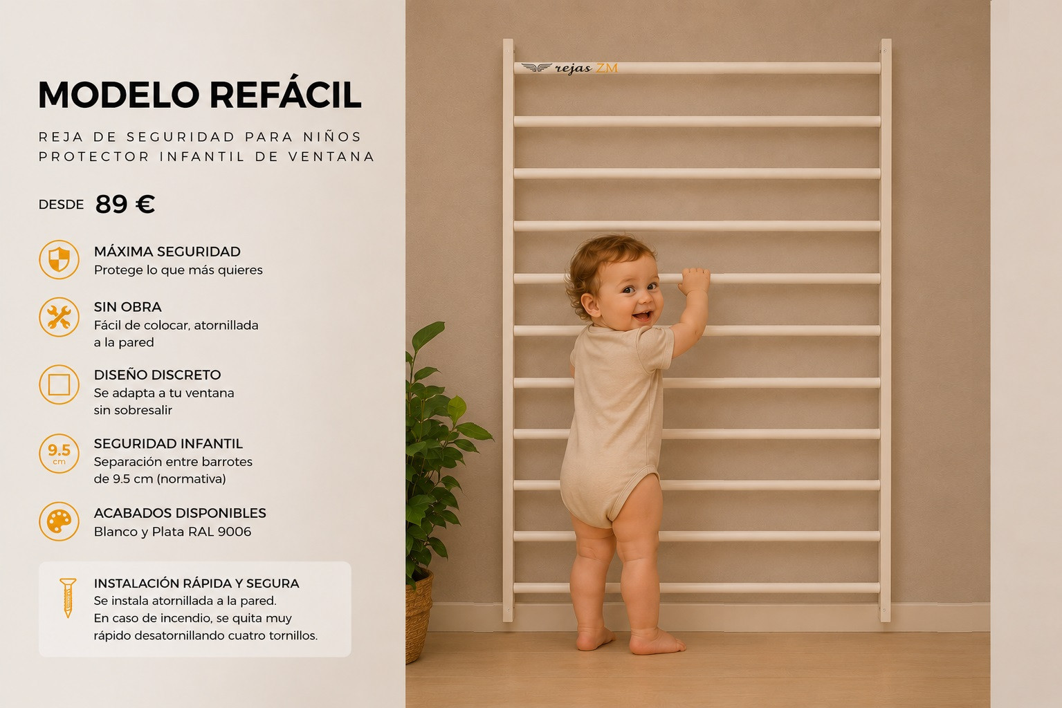 M&Aacute;XIMA SEGURIDAD EN REJAS DE ALUMINIO